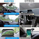 Soporte de Silicona para Teléfono Móvil en Coche, Panel Central de Control Adhesivo Absorbente Antideslizante, Sombra Universal para Asiento de Navegación AR