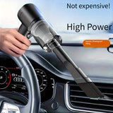 1 unidad, versión mejorada, aspiradora inalámbrica portátil de mano con succión ciclónica, recargable y potente, para auto, oficina y hogar