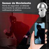 Cámara Seguridad IP Bombillo Wifi Panorámica 8177QT