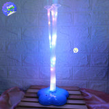 Base Globos + Luces Micro Led + 7 Tubos para Globos RF X LUZ