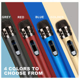 Sistema de Micrófono Dinámico Inalámbrico Profesional de 4pcs/2pcs/1pc - Receptor Recargable, Audio Cristalino, Batería de Larga Duración, Ideal para Fiestas, Iglesia, Reuniones, Bodas, Karaoke, Actuaciones y Discursos Públicos