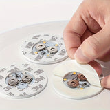 12/24pcs, Posavasos de Plástico Luminosos, Accesorios de Luz LED Disco, Portavasos para Ambiente de Bar, Decoraciones para Fiestas de San Valentín o Pascua