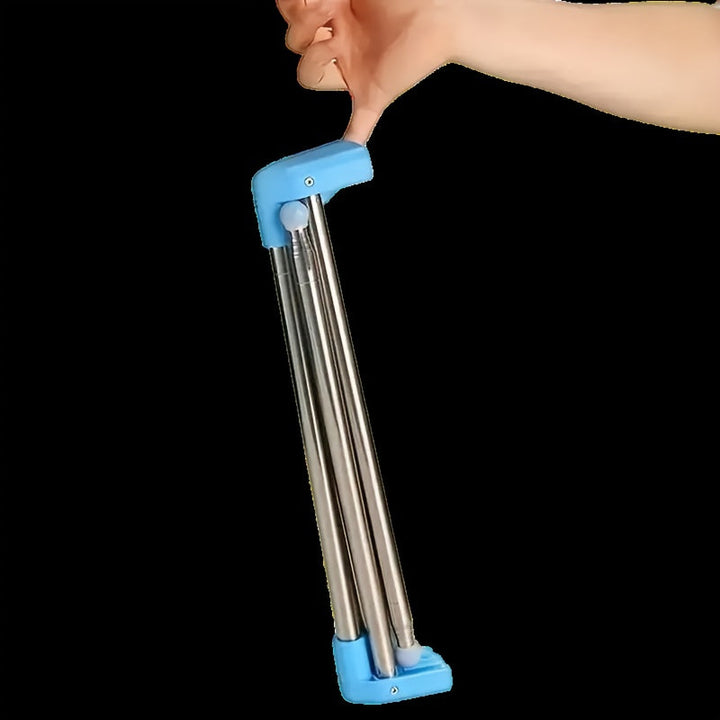 Colgador de ropa portátil multifuncional de 13-28 pulgadas, extensible y plegable, ideal para el hogar, la lavandería, el camping y los viajes, con estantes para secar.