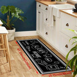 1pc, Alfombra de Cocina Super Absorbente Antideslizante, Pasillo, Lavadero, Estilo Rústico - Tapete Lavable para Hogar y Oficina, Cómodo y Elegante