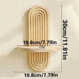 1 Estante de Pared Estilo Bohemio, Decoración Moderna para el Hogar, Portavelas Colgante Arcoíris Adecuado para Cocina, Dormitorio y Fondo del Salón