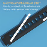 Panel de Conexión Keystone 1U de 24 Puertos, Montaje en Rack Metálico de 19 Pulgadas, Espesor Aumentado de 1.5mm, Tomas Keystone Cat6/Cat6a/Cat7 (Vendidas por Separado), Barra de Gestión de Cables Incluida,