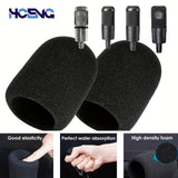 2 piezas de filtro de pop para micrófono - Cubierta de pantalla de viento de espuma para micrófono AT2020 ATR2500 AT2035 para grabación de video y podcast.