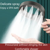 1pc Cabezal de Ducha de Alta Presión Portátil, Fácil de Instalar, No Requiere Electricidad, Tu Experiencia de Ducha