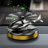 Diseminador de fragancia para avión con energía solar, con un aroma que dura mucho tiempo - Decoración premium con temática de avión para coche, hogar, oficina - Regalo perfecto para cumpleaños, Halloween o reuniones, decoración de avión, solución de fra