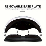 Luz LED para uñas 10T, luz para uñas para hogar y salón, secador de uñas LED con sensor automático/3 configuraciones de temporizador para esmalte de gel, herramienta profesional para arte de uñas y uñas de los pies.