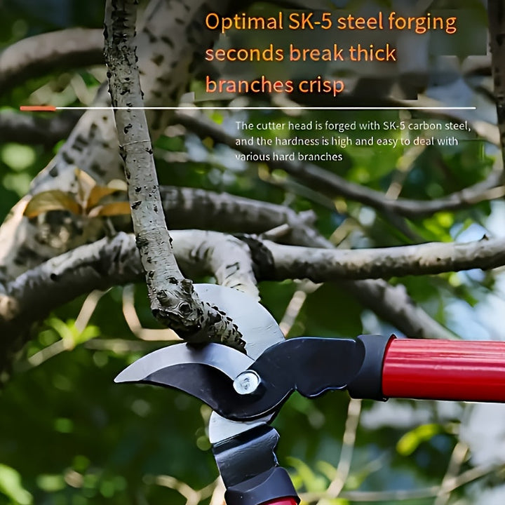 Cortacésped de jardinería de alta resistencia - Hojas de precisión SK5 para ramas de árboles frutales, aspereza de arbustos, mangos verdes y rojos, no requiere electricidad, herramienta de poda de árboles, herramienta de jardinería tradicional