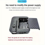 2 piezas de proyector de número de puerta LED ilumina alas de ángel, fácil de instalar, acogedor y educado, iluminación de escalones que mejora la seguridad y el estilo, adecuado para, SUV, sin batería.