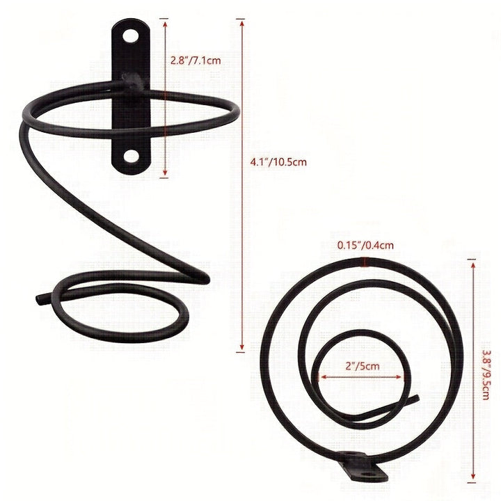 Conjunto de 3 piezas / 6 piezas Estante Colgante para Botella Individual de Vino Tinto en Hierro, Soporte de Exhibición, Utilizado para Almacenar Bebidas/Vino Tinto/Herramientas/Flores, etc., Estante Colgante Multifuncional