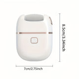 Modelo de carga USB, limpiador de pies con 6 cabezas de repuesto, tres molinillos, ajustes de velocidad de 2, rápida eliminación de cera vieja, un gran regalo para familiares y amigos.