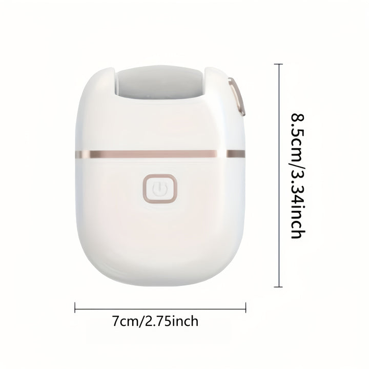 Modelo de carga USB, limpiador de pies con 6 cabezas de repuesto, tres molinillos, ajustes de velocidad de 2, rápida eliminación de cera vieja, un gran regalo para familiares y amigos.