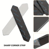 8/16 piezas de pinzas para alfombras, pegatinas antideslizantes y antiperforantes para alfombras, tiras con pegatinas para alfombras de esquinas afiladas, cinta para alfombras adecuada para madera dura y baldosas, almohadillas antideslizantes para alfomb