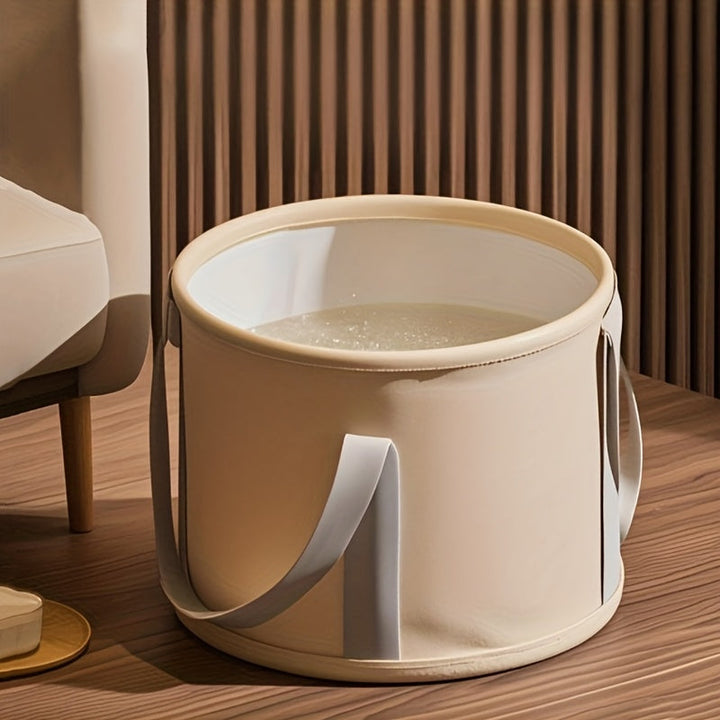Balde Portátil Plegable para Spa de Pies - Bañera Colapsible Ligera con Asas Ergonómicas, Tela Duradera para Hogar, Viajes y Camping - Sin Necesidad de Electricidad, Herramienta Relajante para Dormitorios, Accesorio Elegante para el Baño, Estructura Resi