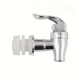 1pc Grifo de Repuesto para Dispensador de Bebidas de Estilo Empuje de Fácil Instalación - Acabado Cromado, Válvula de Vertido con Palanca para Jarra y Agua, Rosca Externa de 3/4", No Requiere Energía