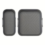 2 piezas de Tapetes para Hornear de Silicona Adecuados para Freidora de Aire, Tamaño Compatible con Modelos de Bandeja de Silicona Philips NA350-3000 con Superficie Antiadherente, Fáciles de Limpiar en Freidoras de Aire, Hornos y Microondas