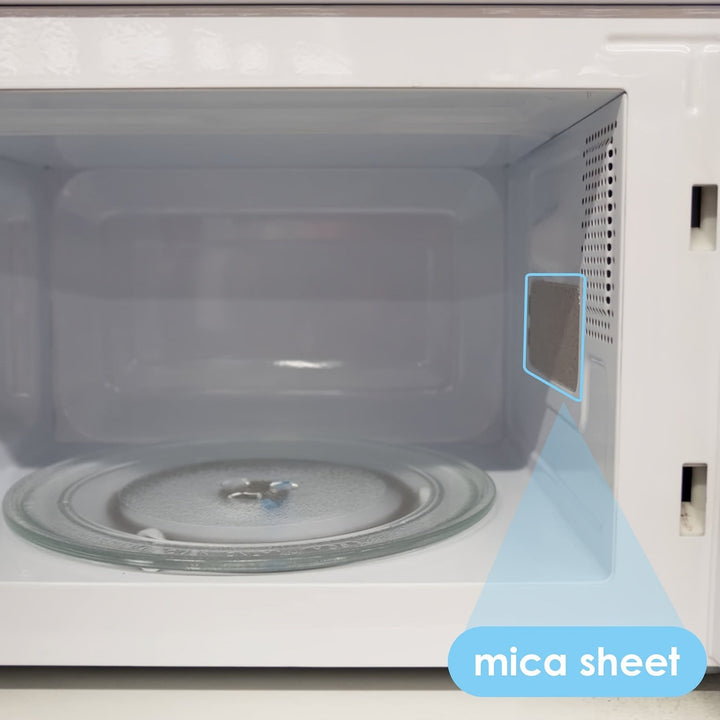6 piezas Universales de Repuestos de Guías de Onda de Mica para Horno Microondas, Piezas de Repuesto Resistentes a Altas Temperaturas, Hojas de Aislamiento Térmico para Reparación de Microondas