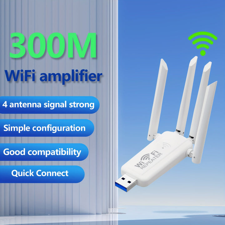 4 antenas de alta ganancia, pueden mejorar la fuerza del sinal y reducir áreas ciegas. El repetidor también tiene buena desempeño de disipación de calor, asegurando una operación estable y confiable durante períodos largos de tiempo. Ideal para mejorar l
