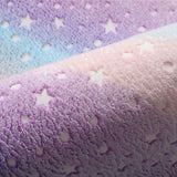 Suave Alfombra con Brillo Nocturno, Alfombra Rectangular Suave y Acogedora con Brillo Nocturno, Lavable a Mano y Perfecta para Dormitorio o Espacio Interior