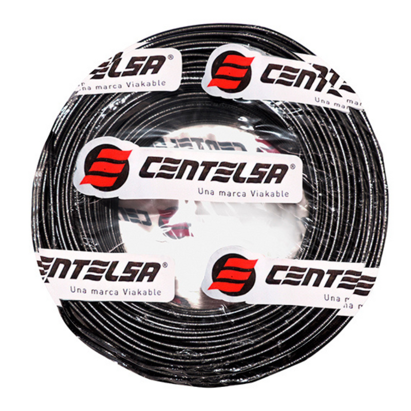 ALAMBRE CENTELSA N12 NEGRO RLL X 500 MTRS