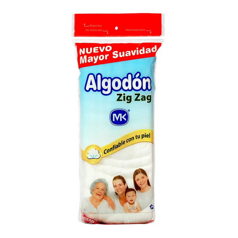 ALGODON ZIGZAG X100GR MK