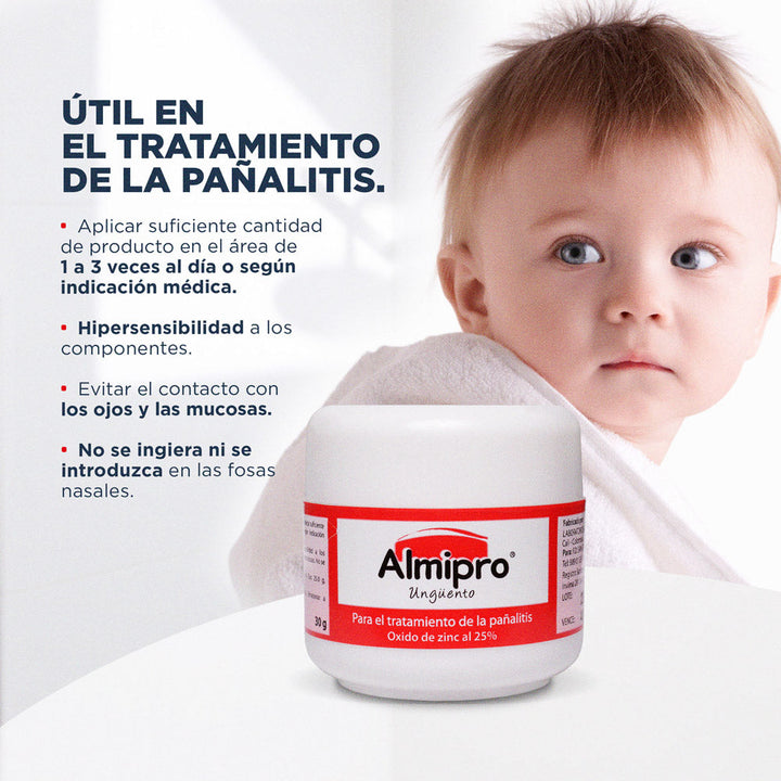 CREMA ANTIPAÑALITIS X 30 GR ALMIPRO
