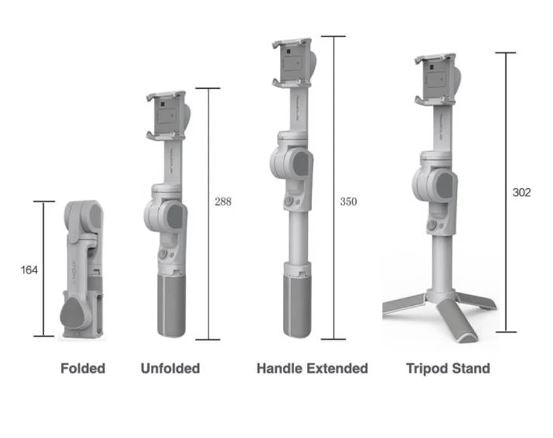 Estabilizador de Video 3 Ejes 2 en 1 Recargable Atom2 ¡Envio Gratis!