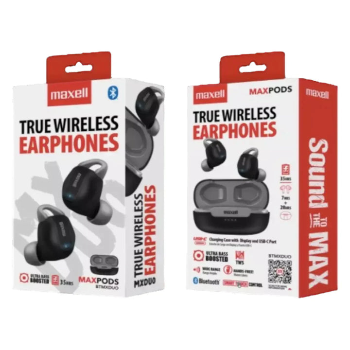 Audífonos Maxpods Maxell EB-BTMXDUO