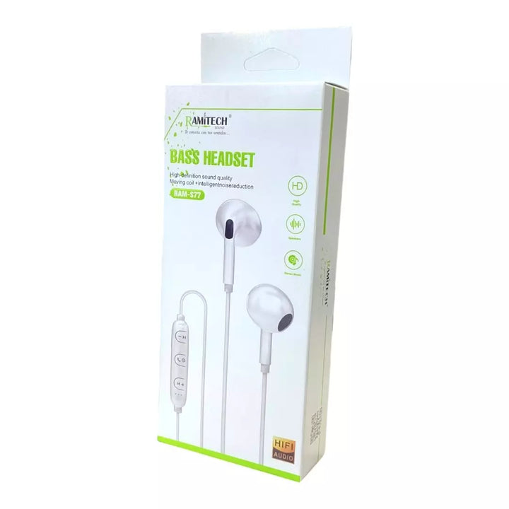 Audífonos Inalámbricos Bluetooth De Cuellera RAM-S77