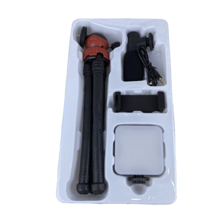 Kit Influencer Con Trípode Luz Y Micrófono AY-49H