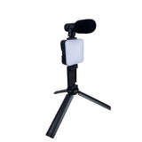 Kit Todo En Uno Para Videos Microfono + Luz + Tripode AY-49T ¡Envió Gratis!