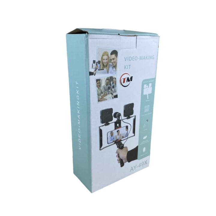 Tripode/luces/Monopod/Microfono AY-49X - Kit Fotografico 4 en 1