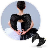 Alas Ángel Pequeñas Negro Accesorio Disfraz Halloween Niños AF483NP