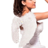 Alas Ángel Medianas Plumas Realistas Disfraz Halloween AF822