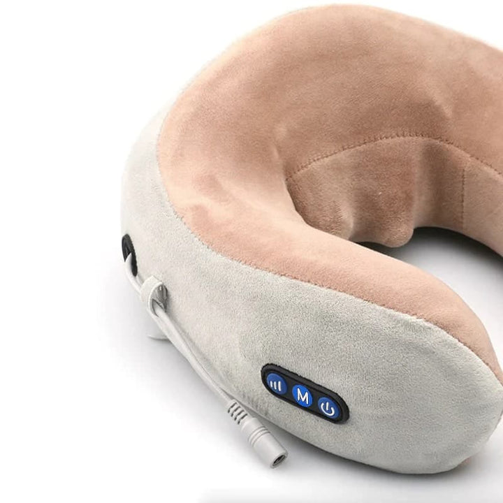 Almohada De Cuello Masajeador Electrica Recargable