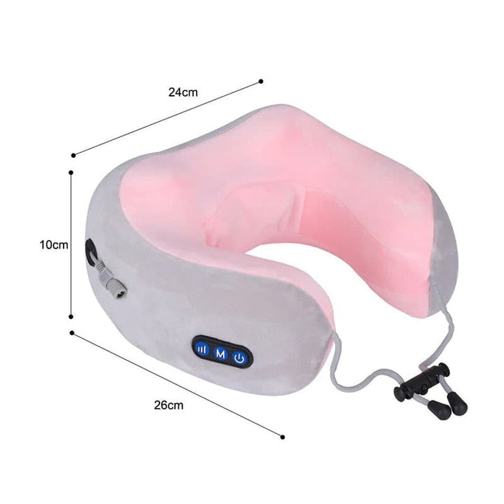 Almohada De Cuello Masajeador Electrica Recargable