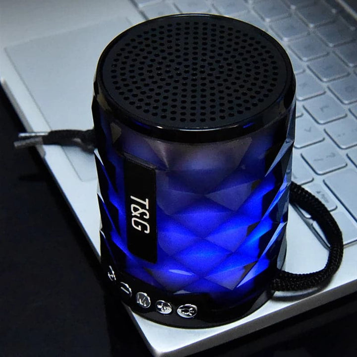Mini Altavoz Bluetooth Inalambrico TG155 con Luces LED de Colores