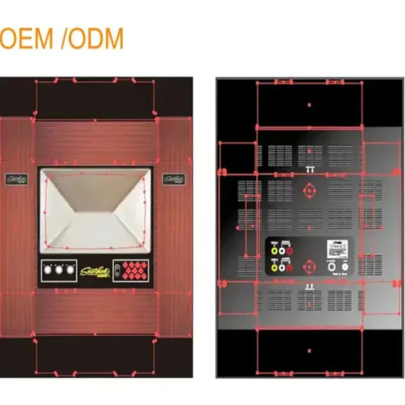 Amplificador de televisor con diseño retro para celular