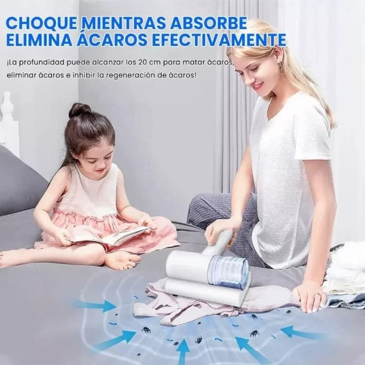 Aspiradora con luz UV eliminadora de ácaros