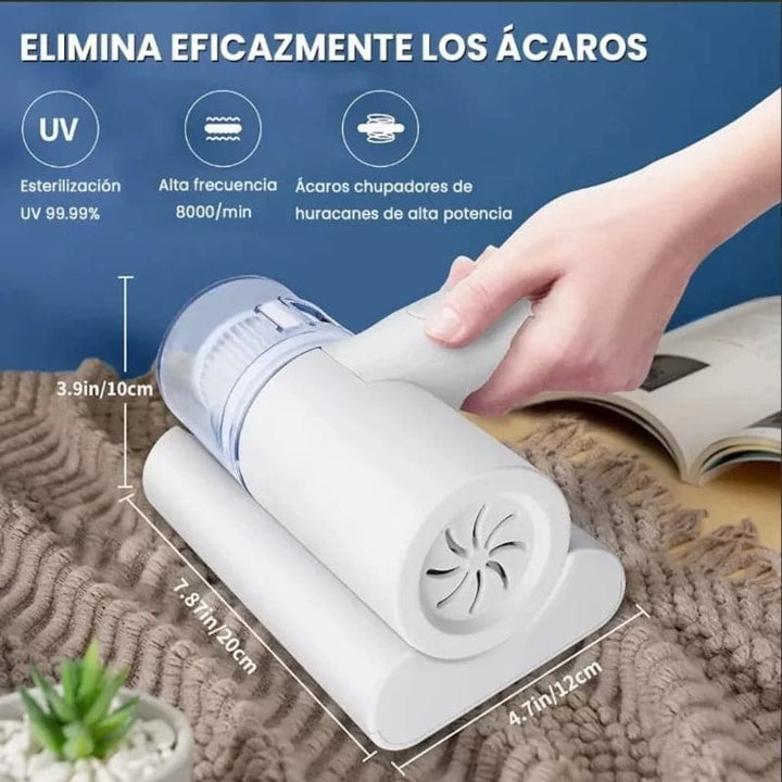 Aspiradora con luz UV eliminadora de ácaros