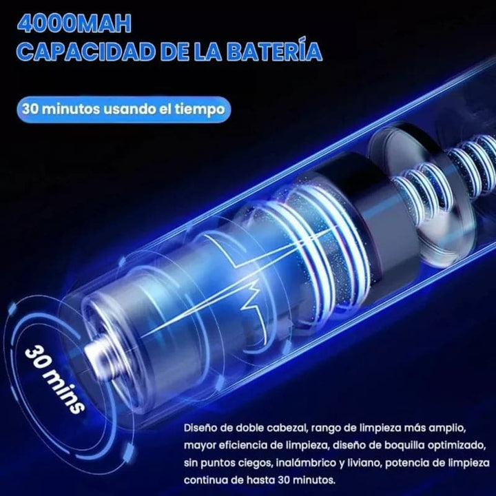 Aspiradora con luz UV eliminadora de ácaros