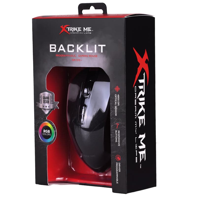 Mouse Gamer Led Xtrike Me GM510 920916