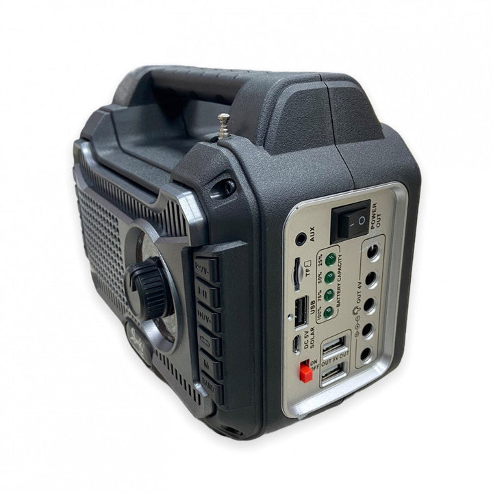 Parlante Planta Solar Recargable 4 Bombillos Beck Play BP-PL087S