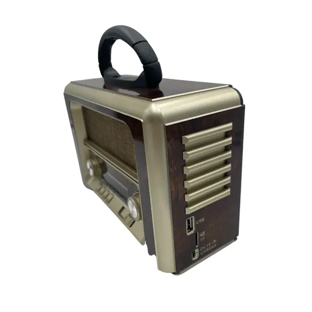 Radio Parlante Recargable Vintage AM/FM/SW Beck Play BP-RV094BT