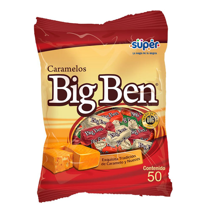 CARAMELO BIG BEN 50U 275G BOLSA