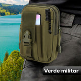 Bolso Táctico Canguro Militar Para Cinturón Estuche Celular MJ357