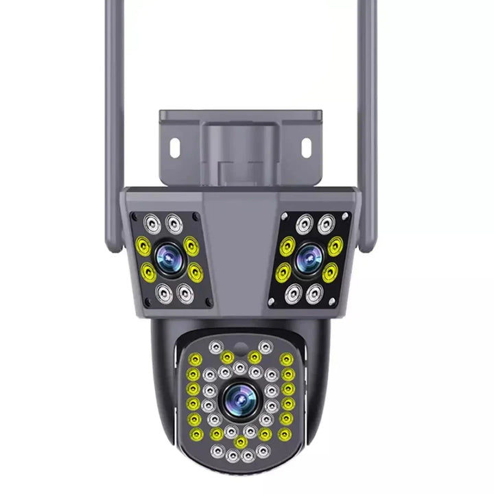 Cámara De Seguridad Para Exterior Wifi Con 3 Lentes PC226-B10Y15